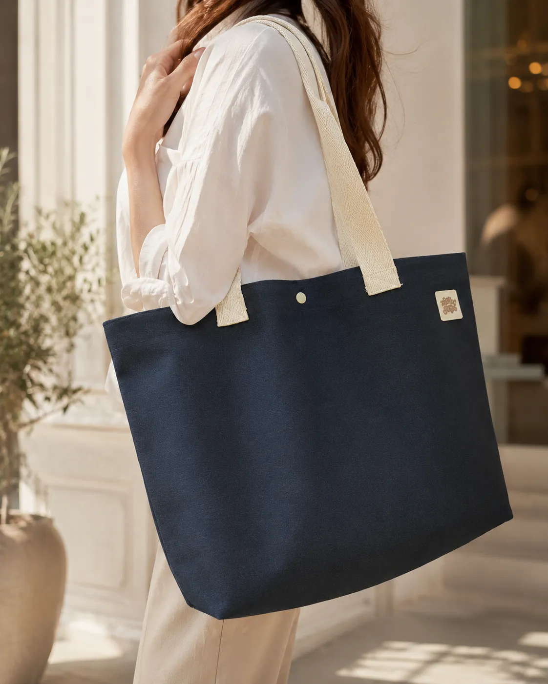 Tote azul marino