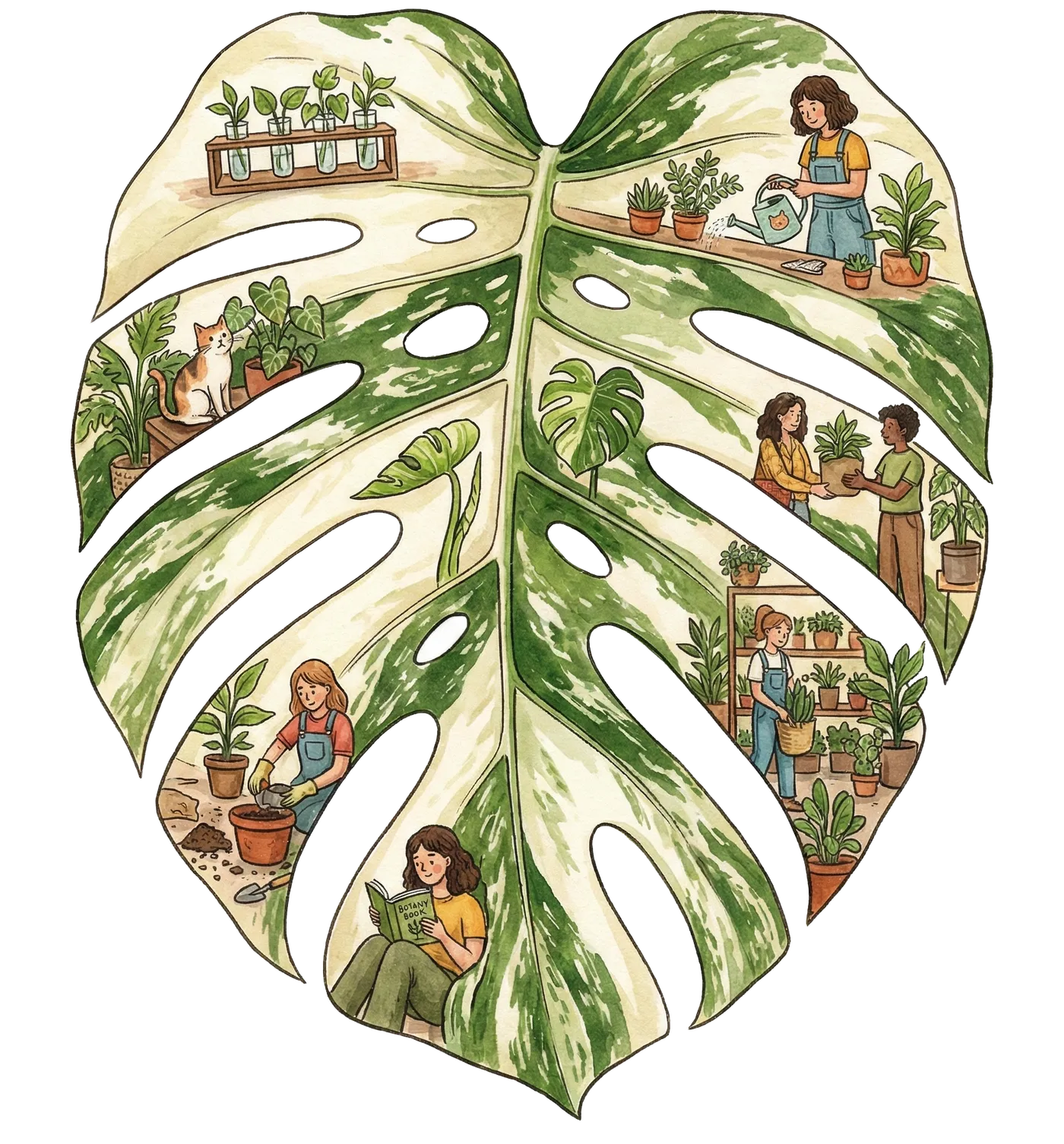 Agenda Plant Lover ilustrada